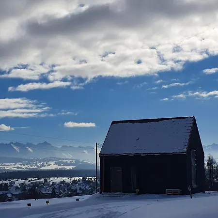 Przystan Nad Listepka Domek Nowoczesna Stodola Z Widokiem Na Tatry, Gorce I Pieniny Lopuszna Exterior photo